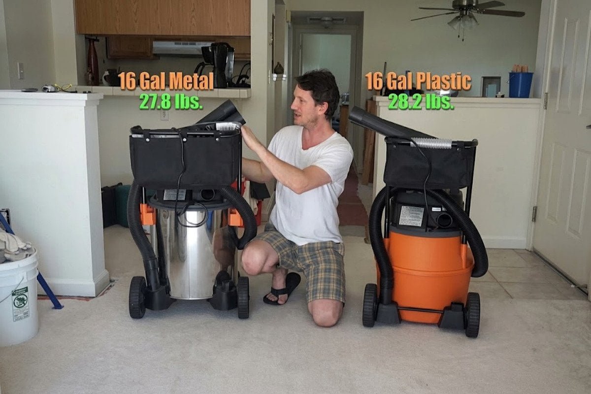 comparing stainless steel and plastic vac tanks